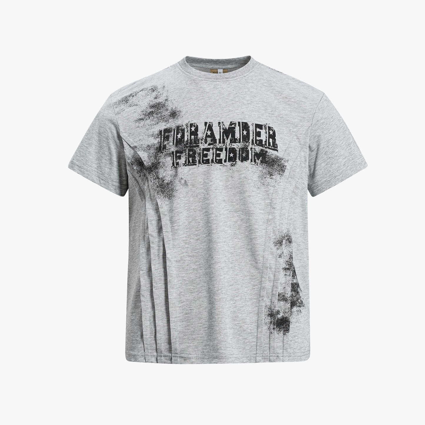 Deconstructed Pleated Freedom T-Shirt