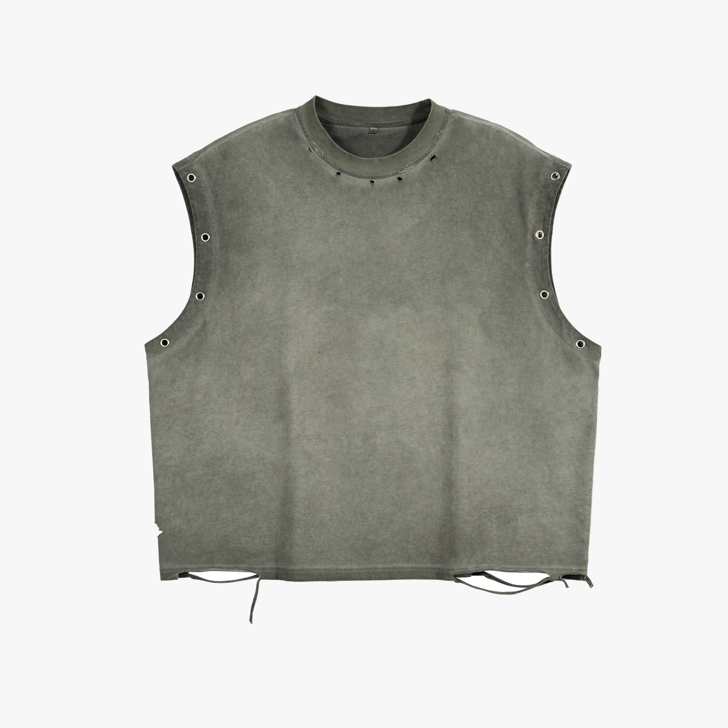 Vintage Washed Sleeveless T-Shirt