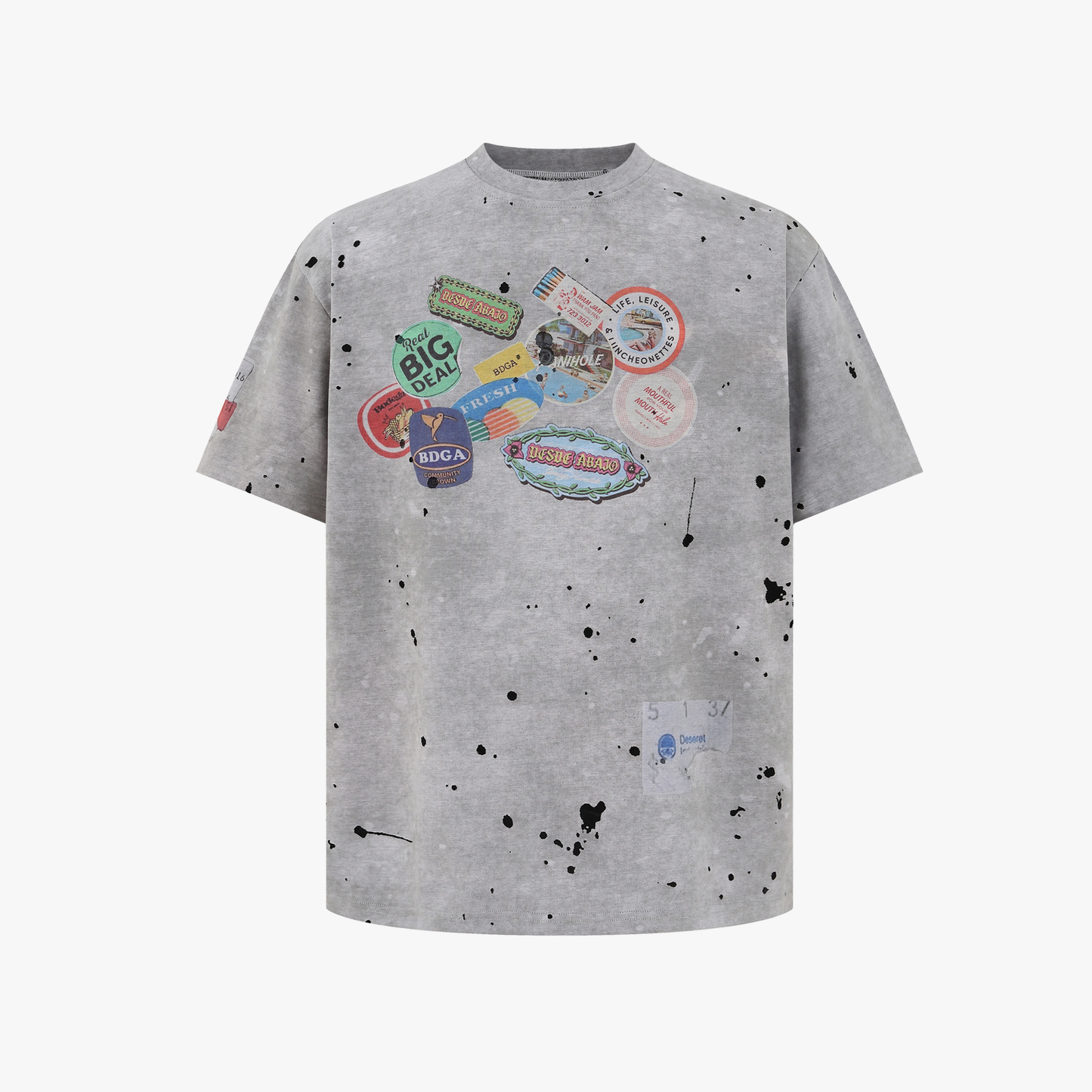 Retro Ink Splash T-Shirt