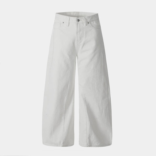 Clean Fit | White Baggy Pants