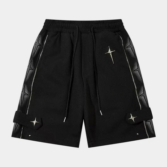 Star | Zip Up Shorts