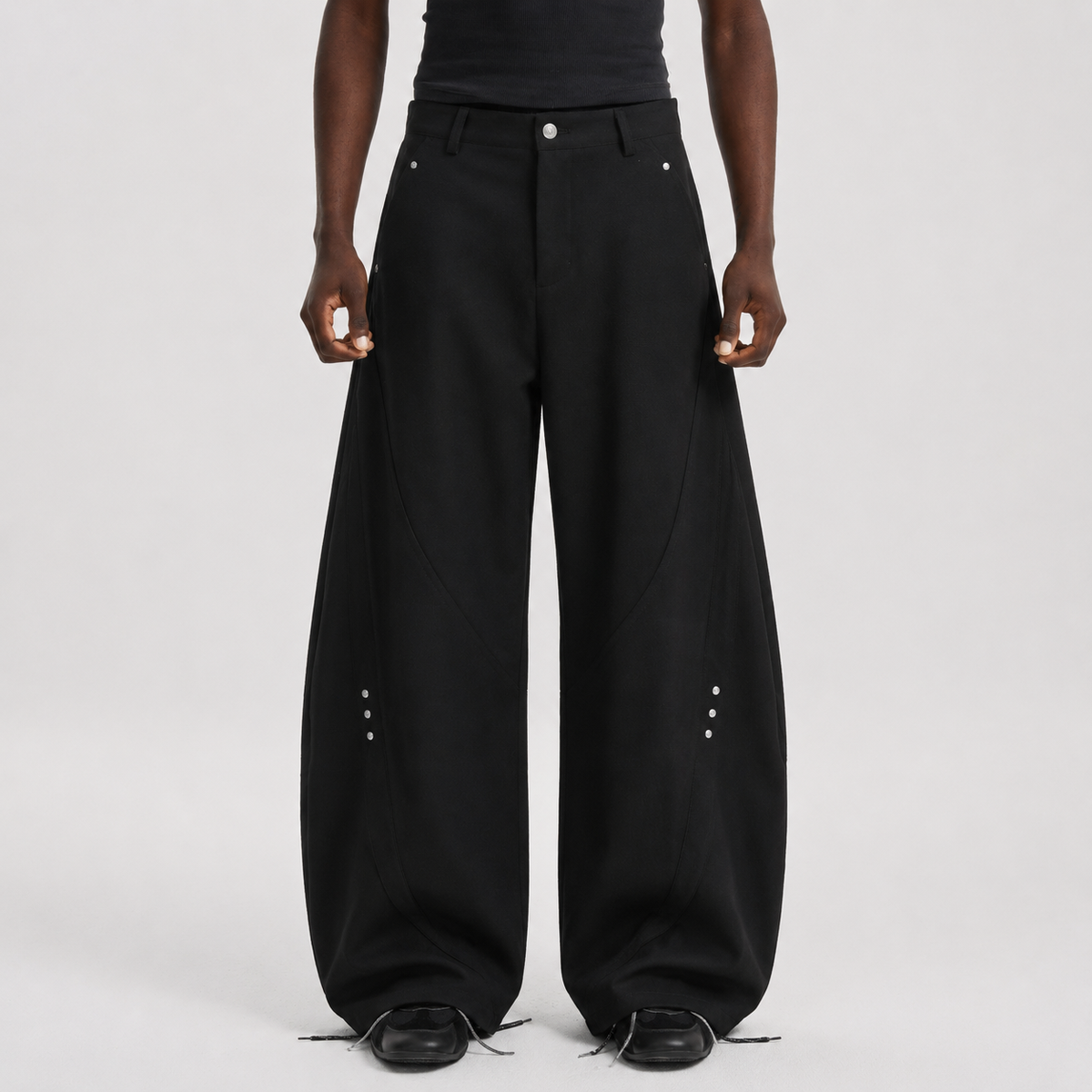 Retro Unisex Barrel Baggy Pants - OMYGOODS