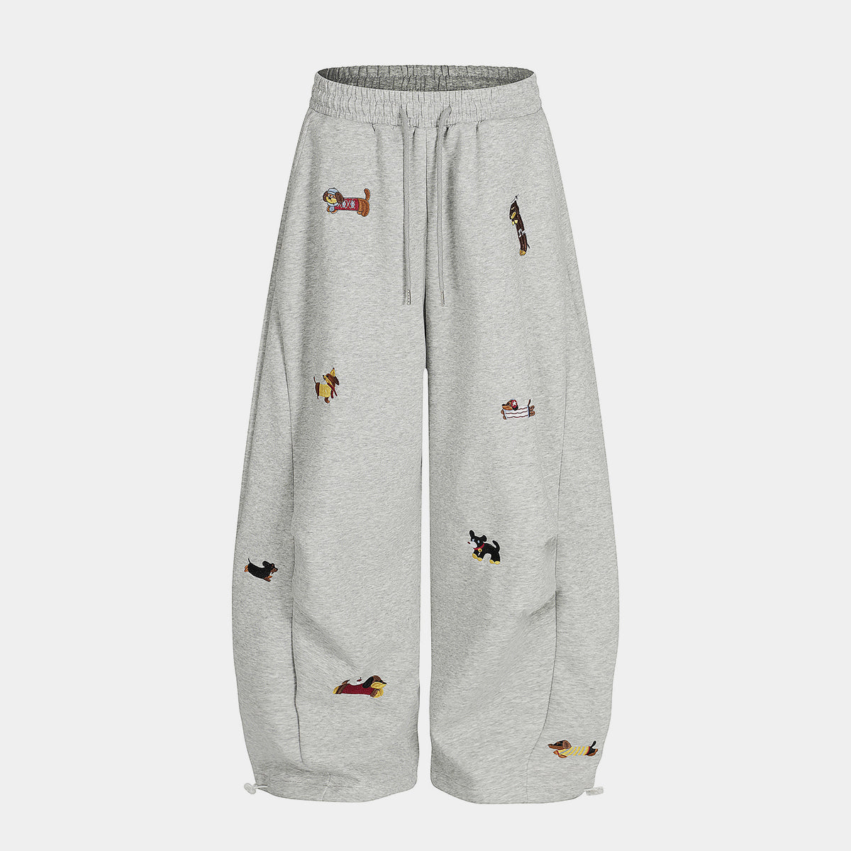 Doggy Embroidery | Dachshund Jogger Sweatpants