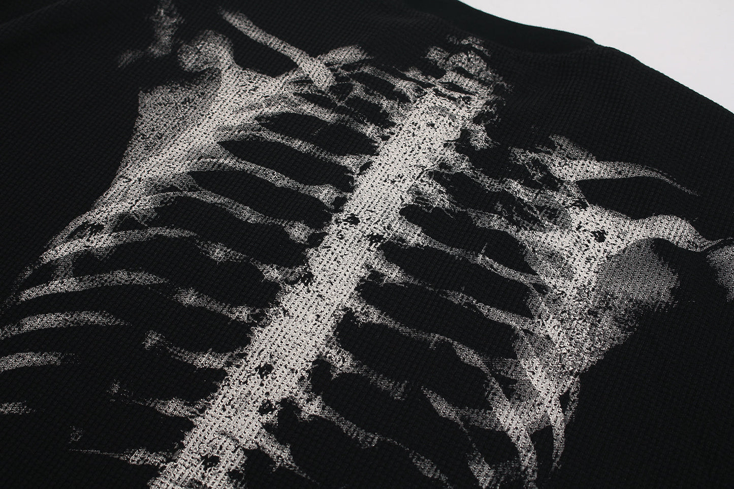 X-Ray Skeleton | Waffle Long Sleeve T-Shirt