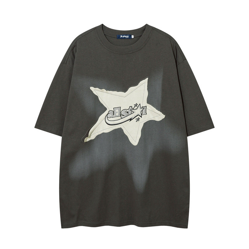 Star Patch | Hip Hop T-Shirt