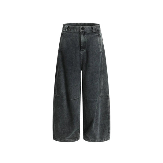 Slate Wide-Leg Baggy Jeans