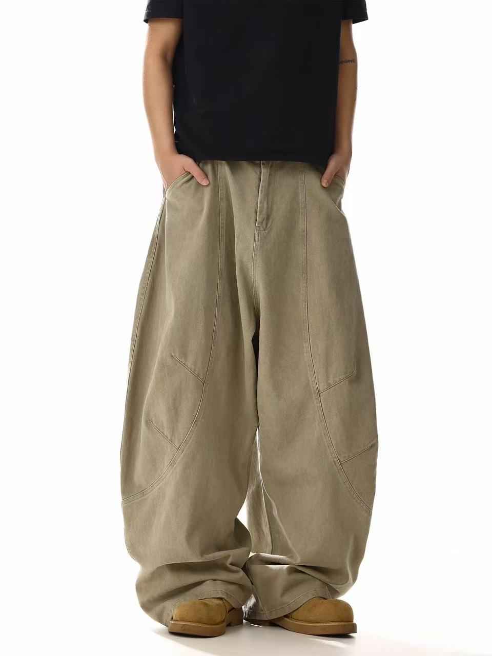 Wide-Leg Baggy Cargo Pants - OMYGOODS