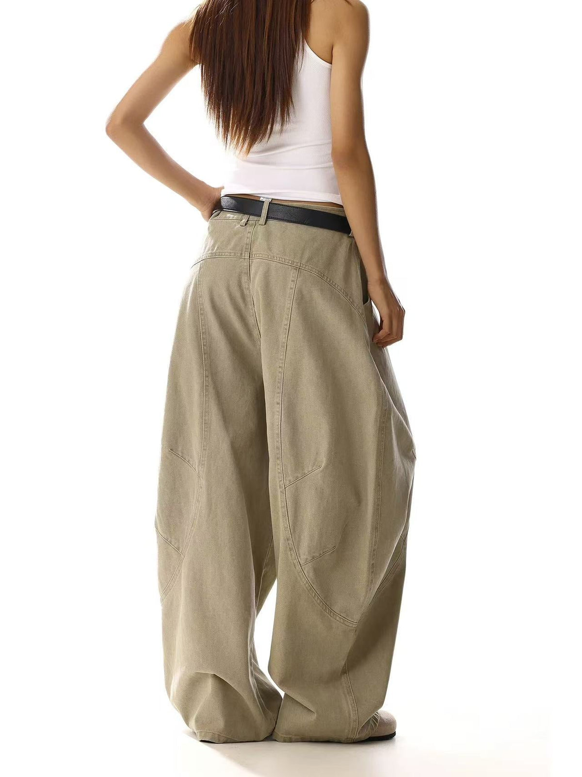 Wide-Leg Baggy Cargo Pants - OMYGOODS