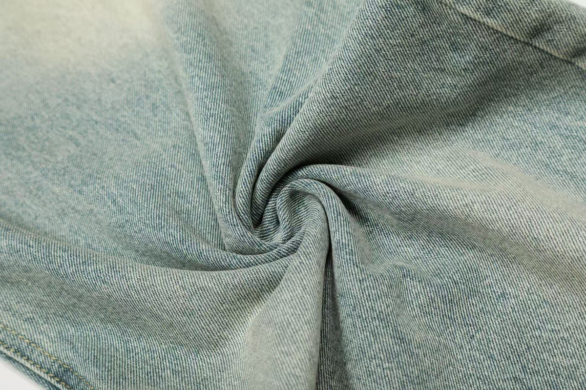 Retro Washed Wide-Leg Baggy Jeans - OMYGOODS