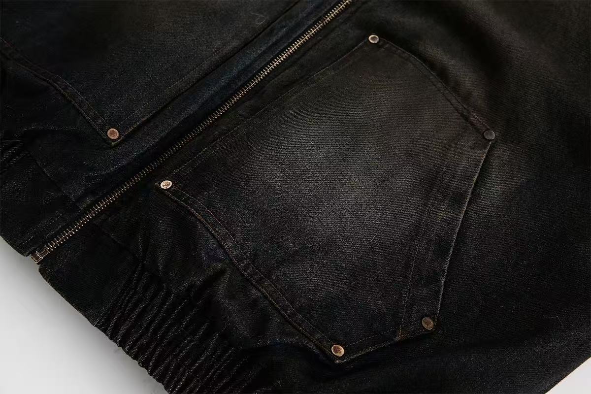 Vintage Washed Sherpa-Lined Denim Jacket - OMYGOODS