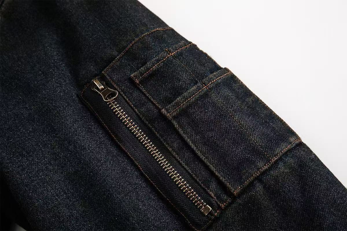 Vintage Washed Sherpa-Lined Denim Jacket - OMYGOODS