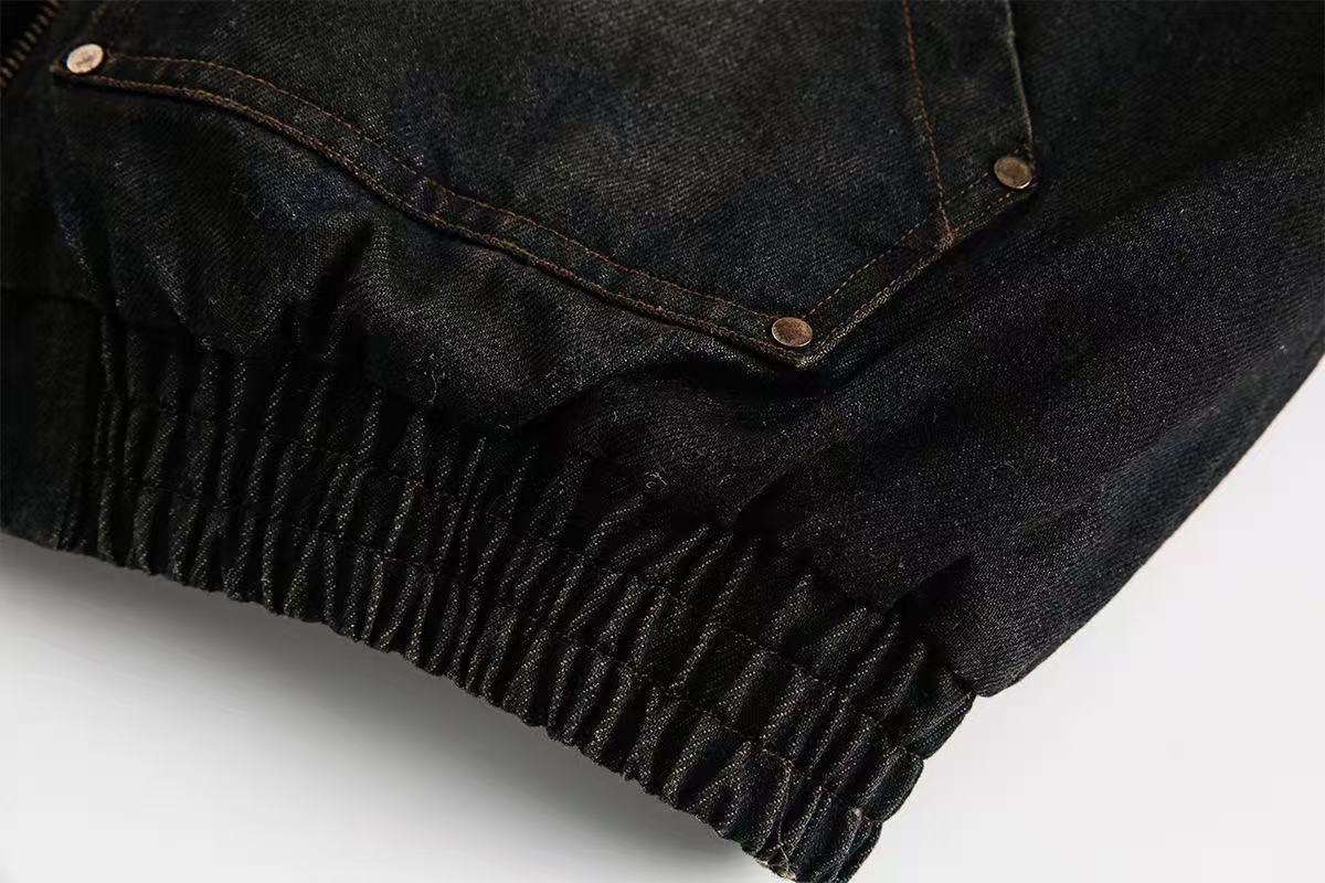 Vintage Washed Sherpa-Lined Denim Jacket - OMYGOODS