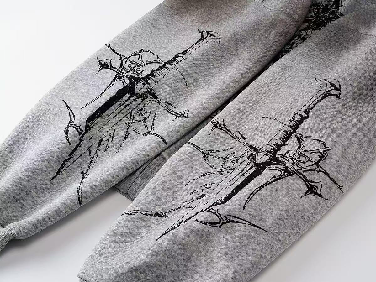 Wasteland Style Dirty Washed Zip-Up Hoodie - OMYGOODS