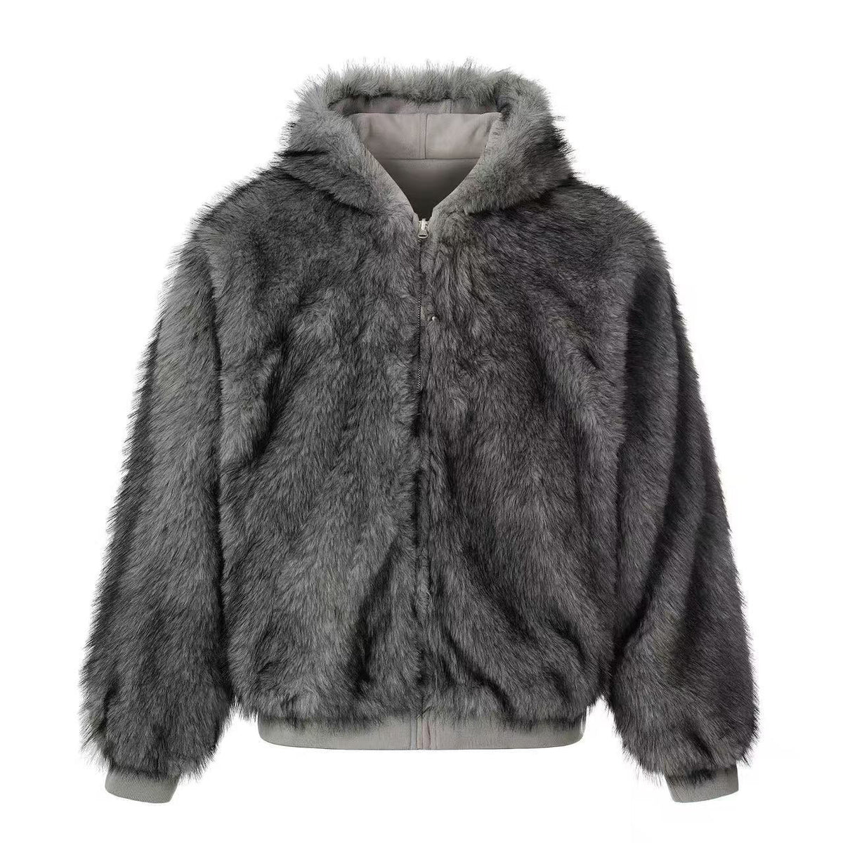 Faux Fur Old-Money Reversible Hooded Coat - OMYGOODS