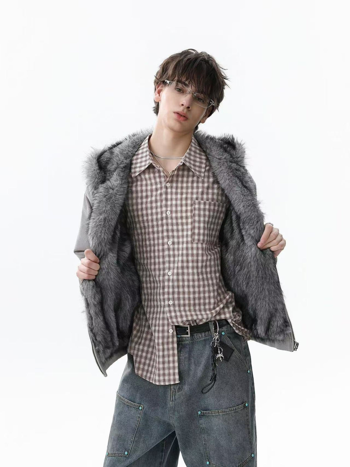 Faux Fur Old-Money Reversible Hooded Coat - OMYGOODS