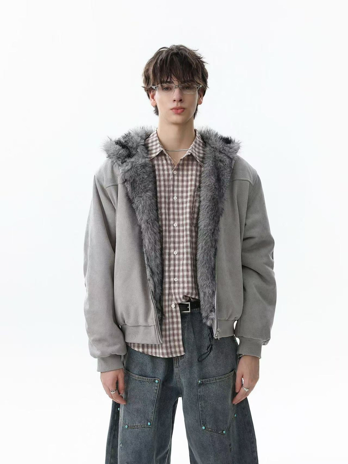Faux Fur Old-Money Reversible Hooded Coat - OMYGOODS