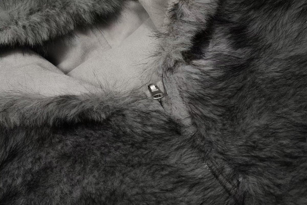 Faux Fur Old-Money Reversible Hooded Coat - OMYGOODS
