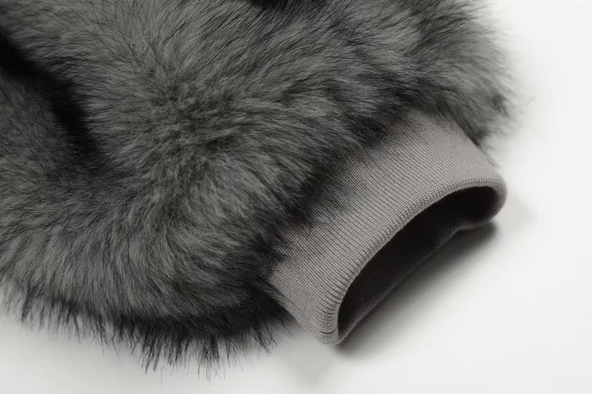 Faux Fur Old-Money Reversible Hooded Coat - OMYGOODS
