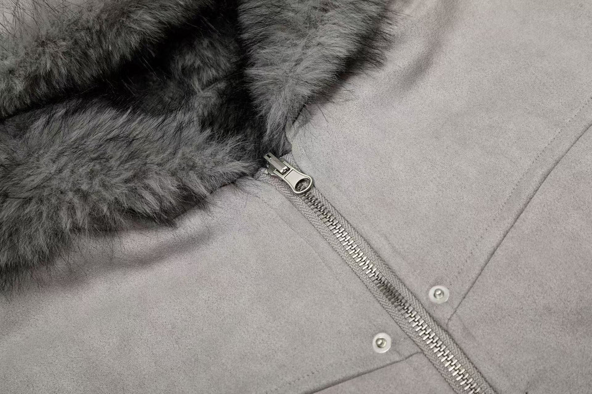 Faux Fur Old-Money Reversible Hooded Coat - OMYGOODS