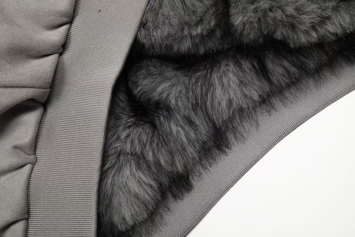 Faux Fur Old-Money Reversible Hooded Coat - OMYGOODS