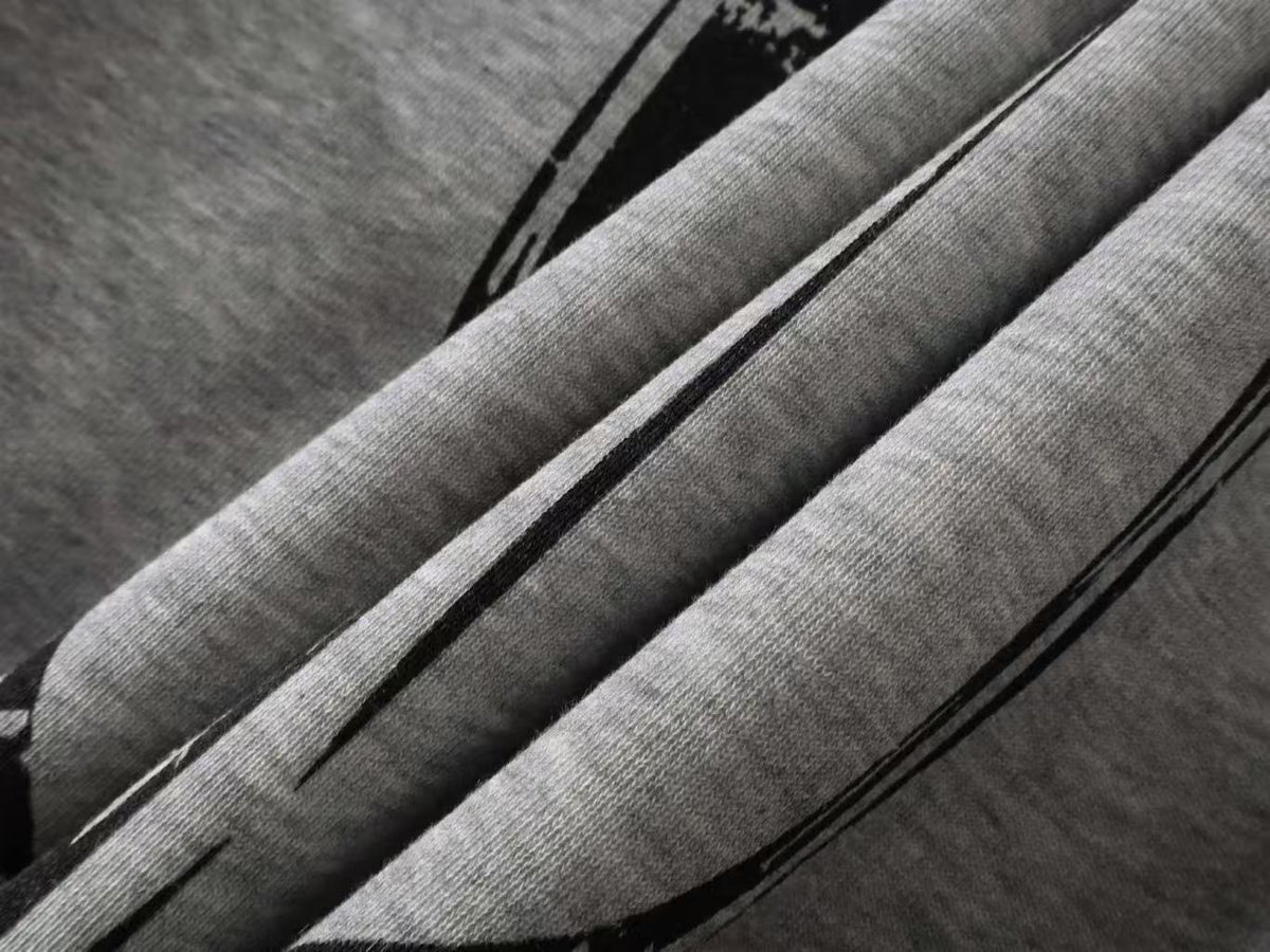 Street Style Retro Printed Zip-Up Hoodie - OMYGOODS