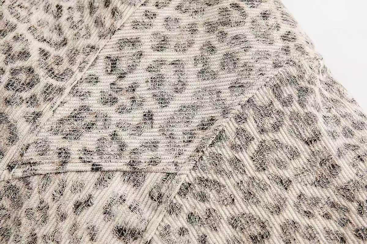 Leopard-Print Faux-Fur Hooded Jacket - OMYGOODS