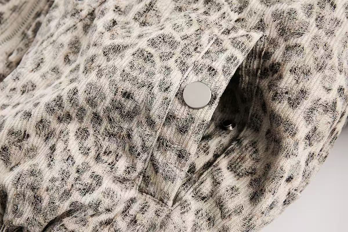 Leopard-Print Faux-Fur Hooded Jacket - OMYGOODS
