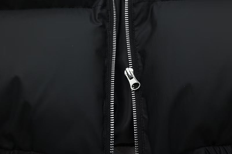 Detachable-Fur-Collar Padded Hooded Jacket - OMYGOODS