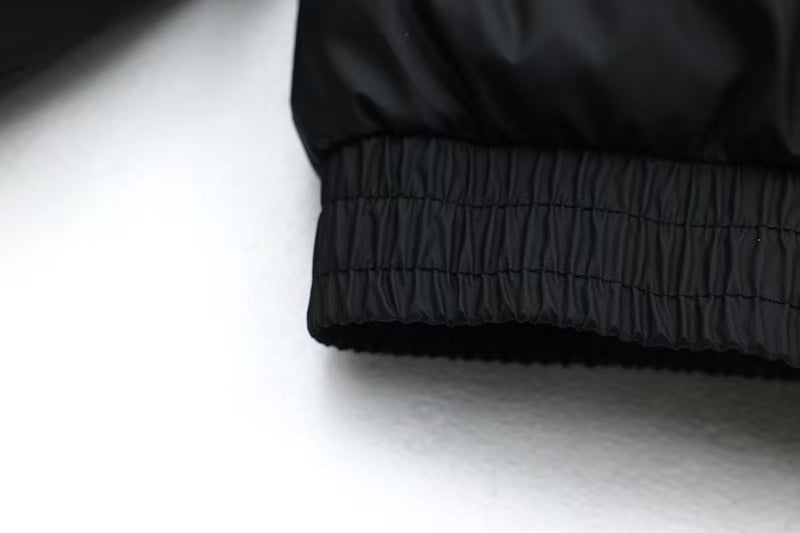 Detachable-Fur-Collar Padded Hooded Jacket - OMYGOODS