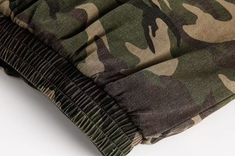 Vintage Camo Fur Collar Hooded Jacket - OMYGOODS