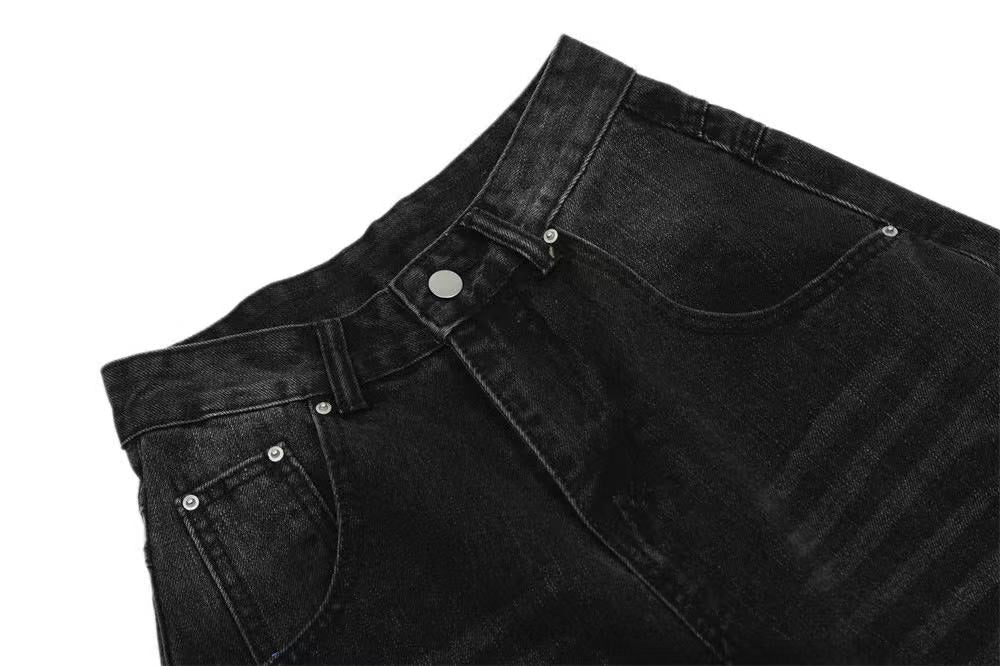 Washed Wide-Leg Baggy Jeans - OMYGOODS