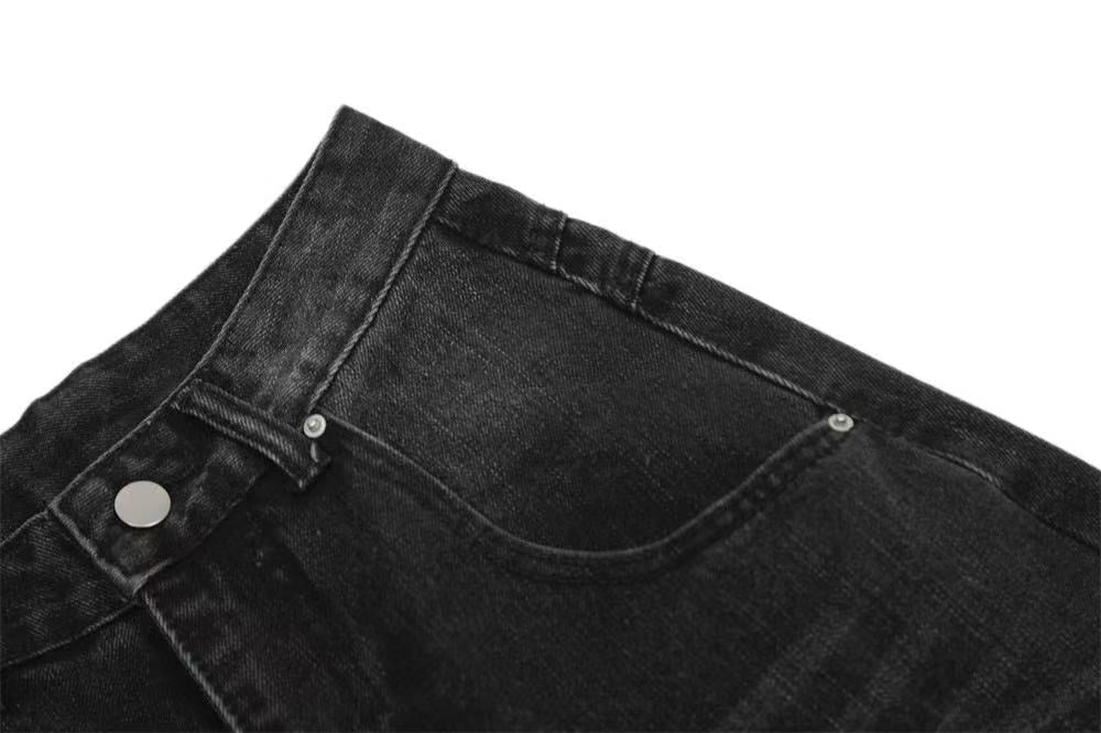 Washed Wide-Leg Baggy Jeans - OMYGOODS