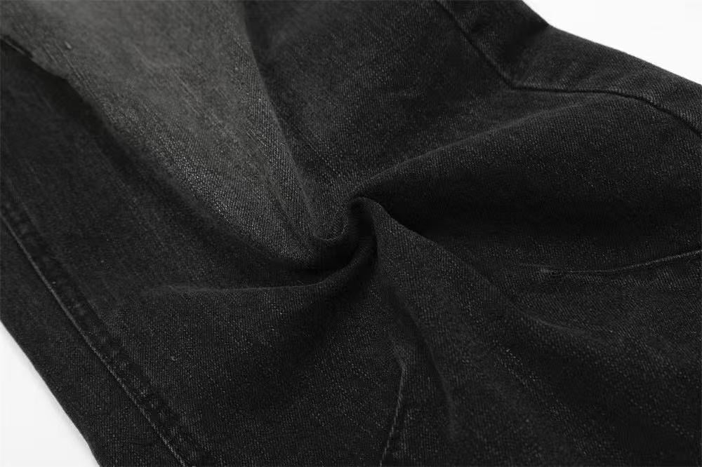 Washed Wide-Leg Baggy Jeans - OMYGOODS
