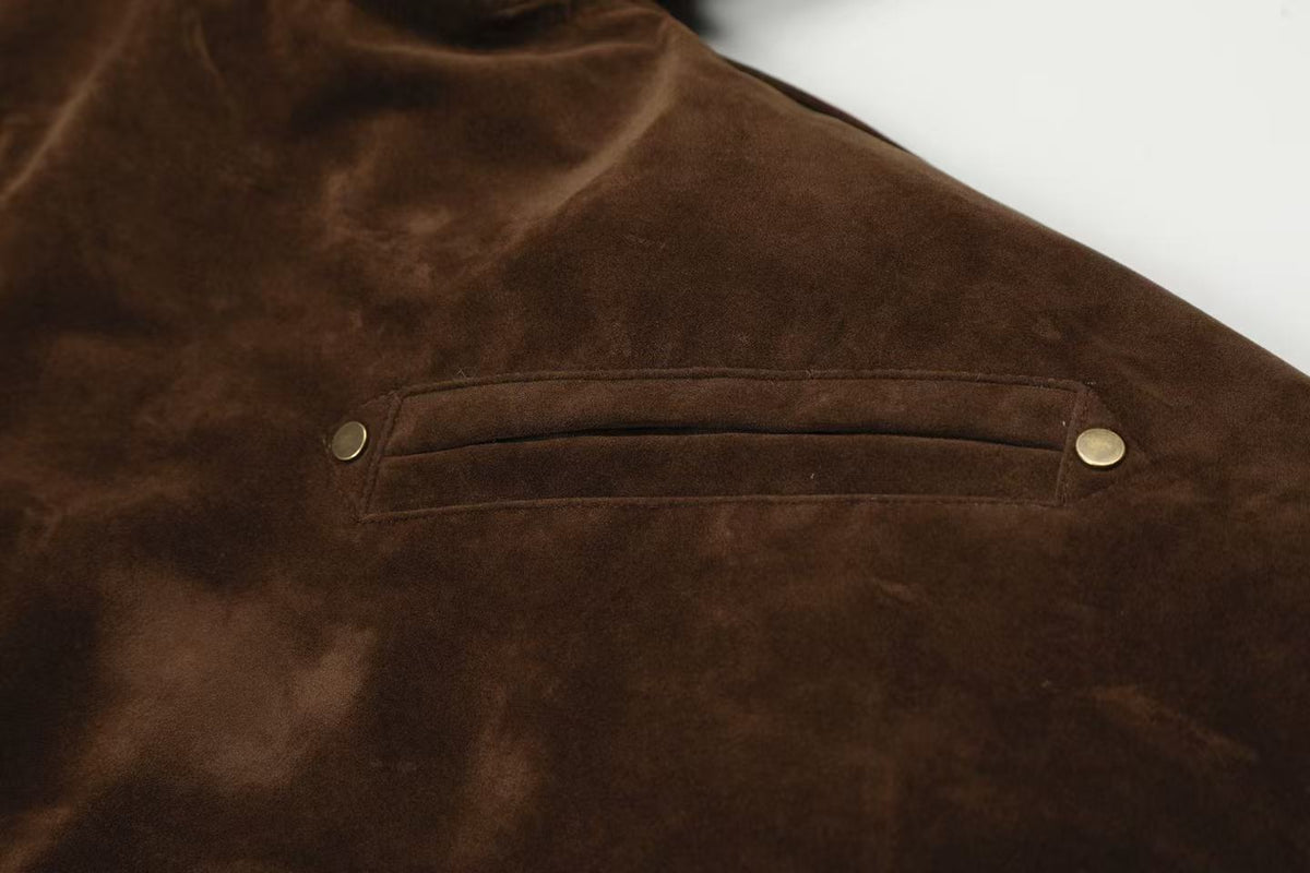 Vintage Faux-Fur Collar Hooded Jacket - OMYGOODS