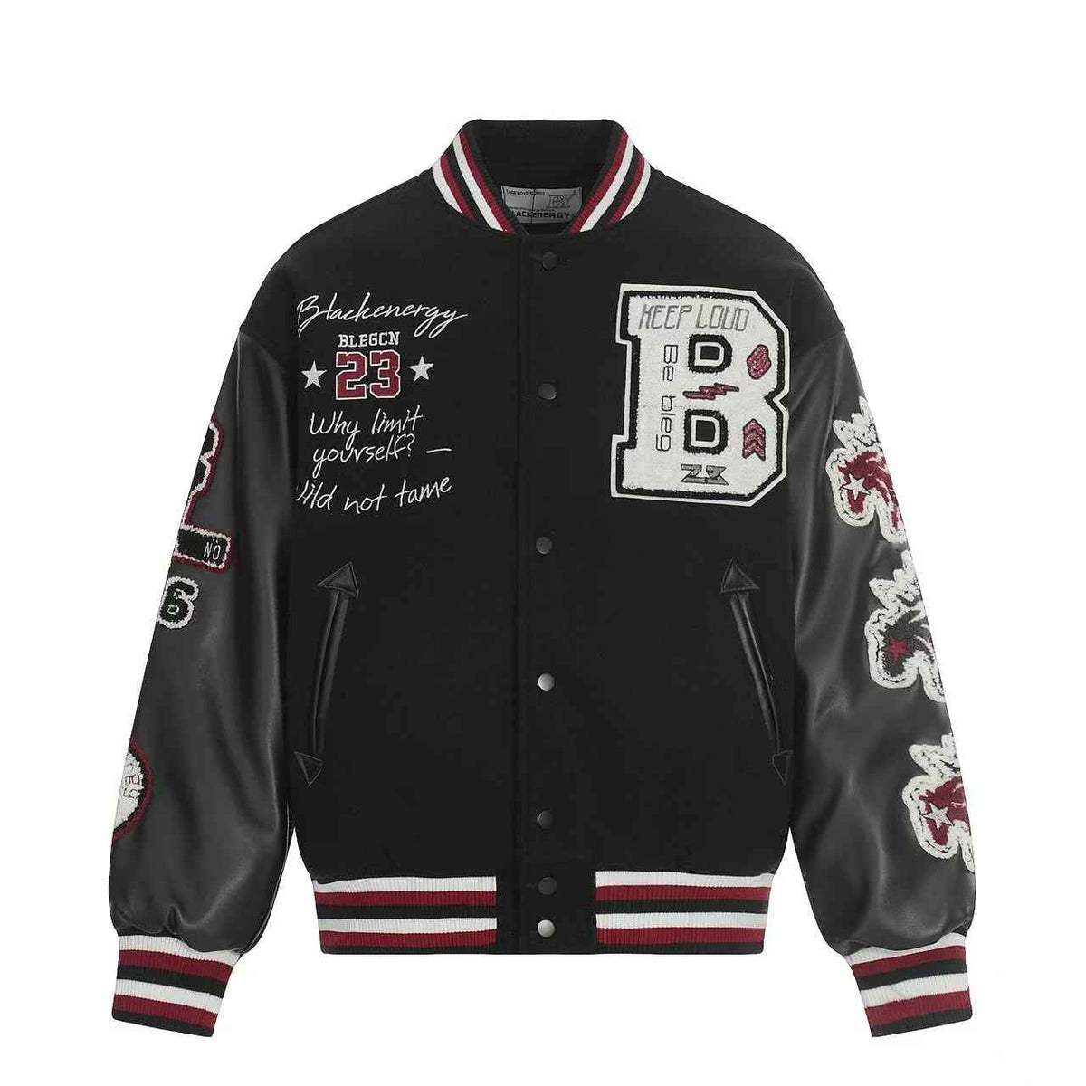 Vintage Embroidered Baseball Jacket