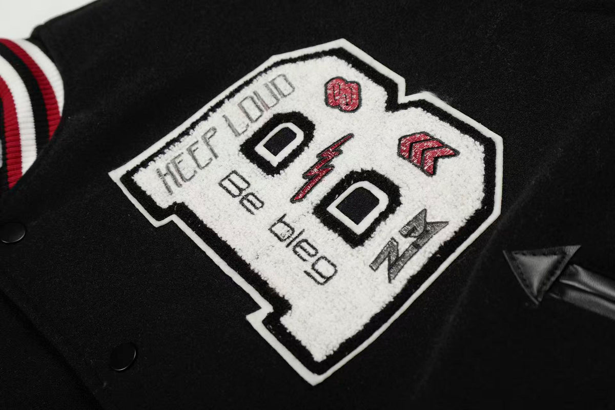 Vintage Embroidered Baseball Jacket - OMYGOODS