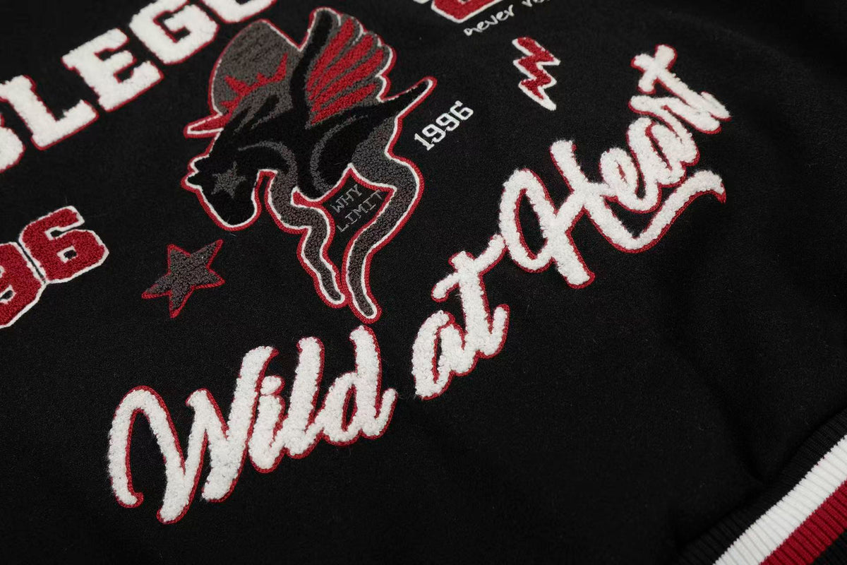 Vintage Embroidered Baseball Jacket - OMYGOODS