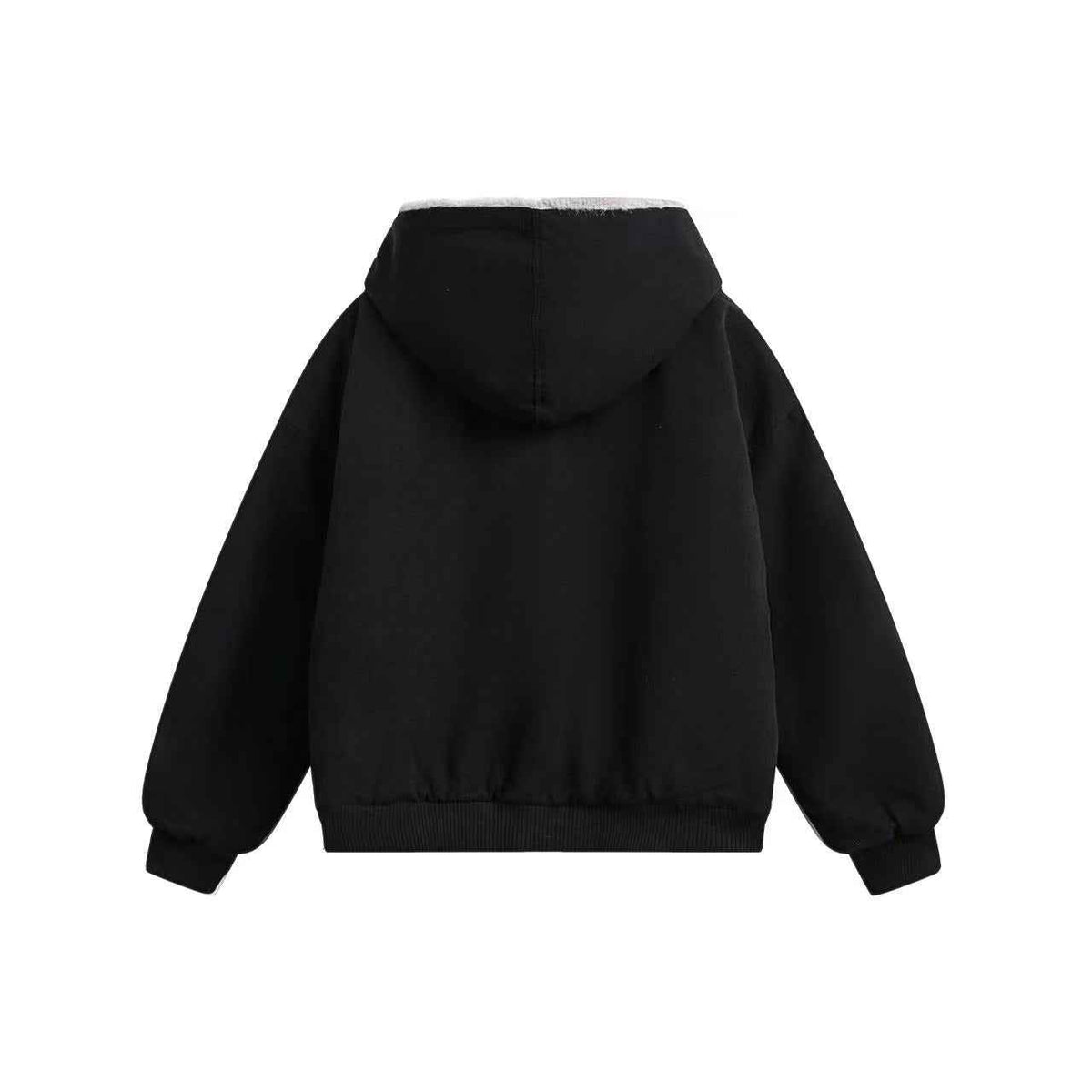 Clean-Fit Faux-Fur Hooded Jacket