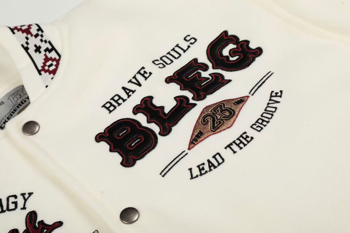 Vintage Embroidered Baseball Jacket - OMYGOODS