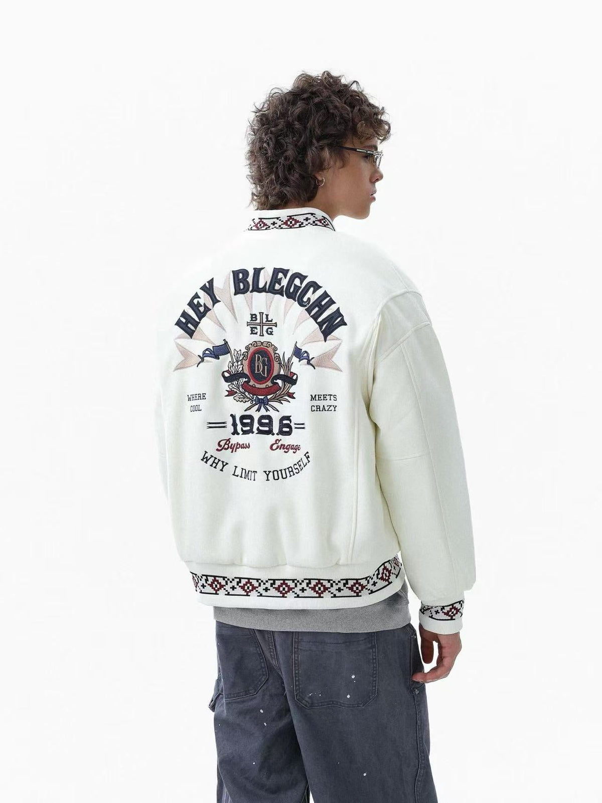 Vintage Embroidered Baseball Jacket - OMYGOODS