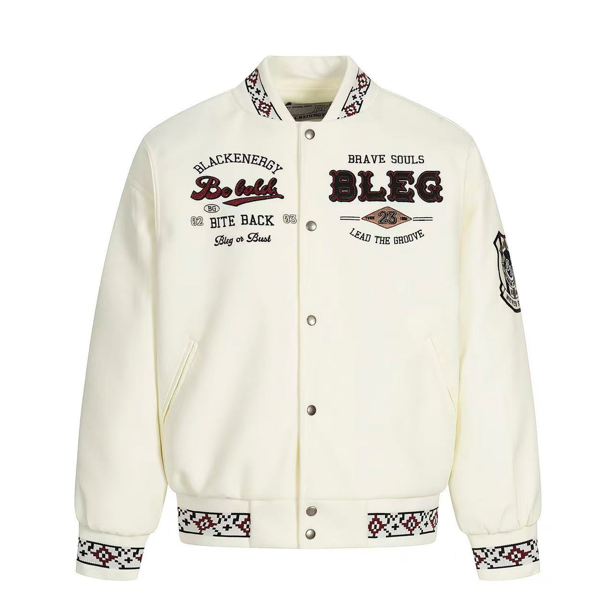 Vintage Embroidered Baseball Jacket - OMYGOODS