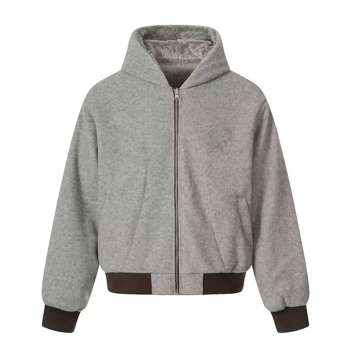 Faux Fur Old-Money Reversible Hooded Coat - OMYGOODS