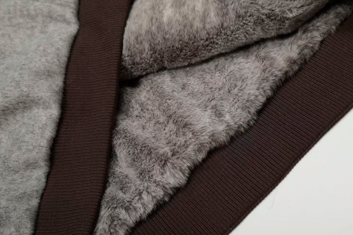Faux Fur Old-Money Reversible Hooded Coat - OMYGOODS