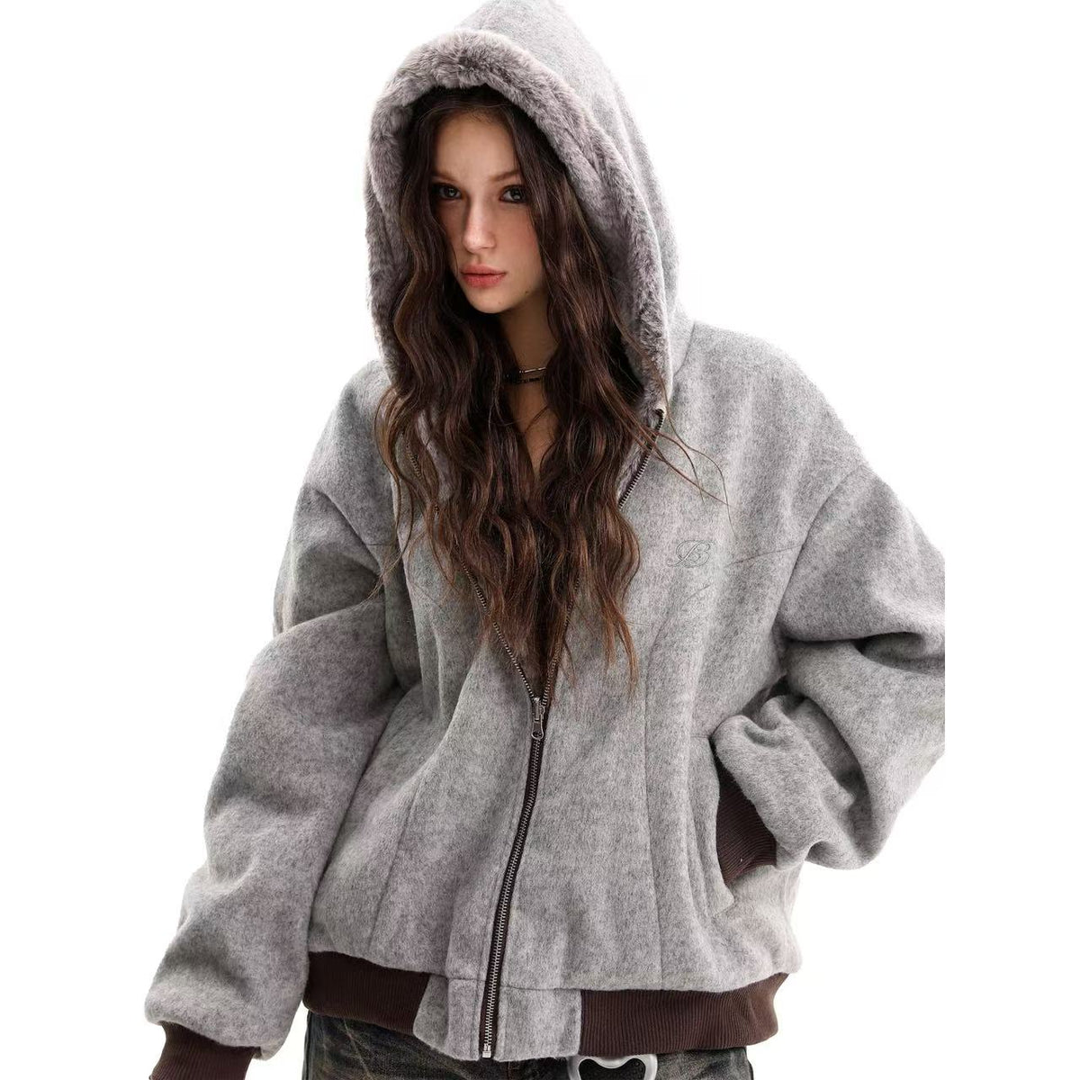Faux Fur Old-Money Reversible Hooded Coat - OMYGOODS