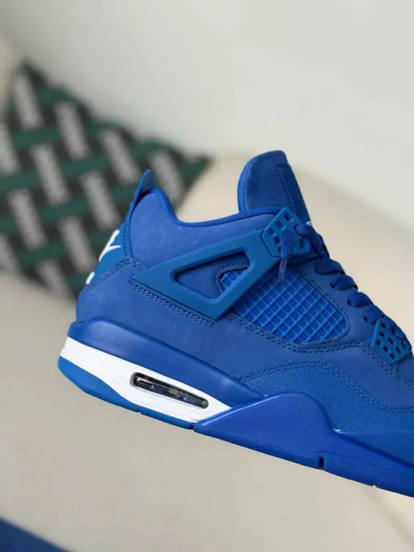 Air Jordan 4 x Nigel Sylvester “Brick By Brick” Sneakers – Blue - OMYGOODS