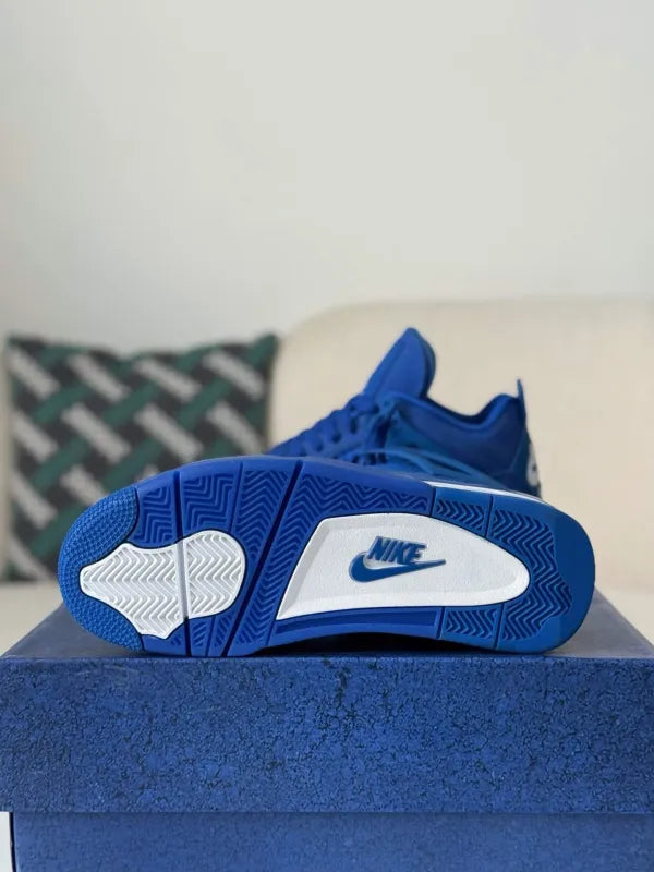 Air Jordan 4 x Nigel Sylvester “Brick By Brick” Sneakers – Blue - OMYGOODS