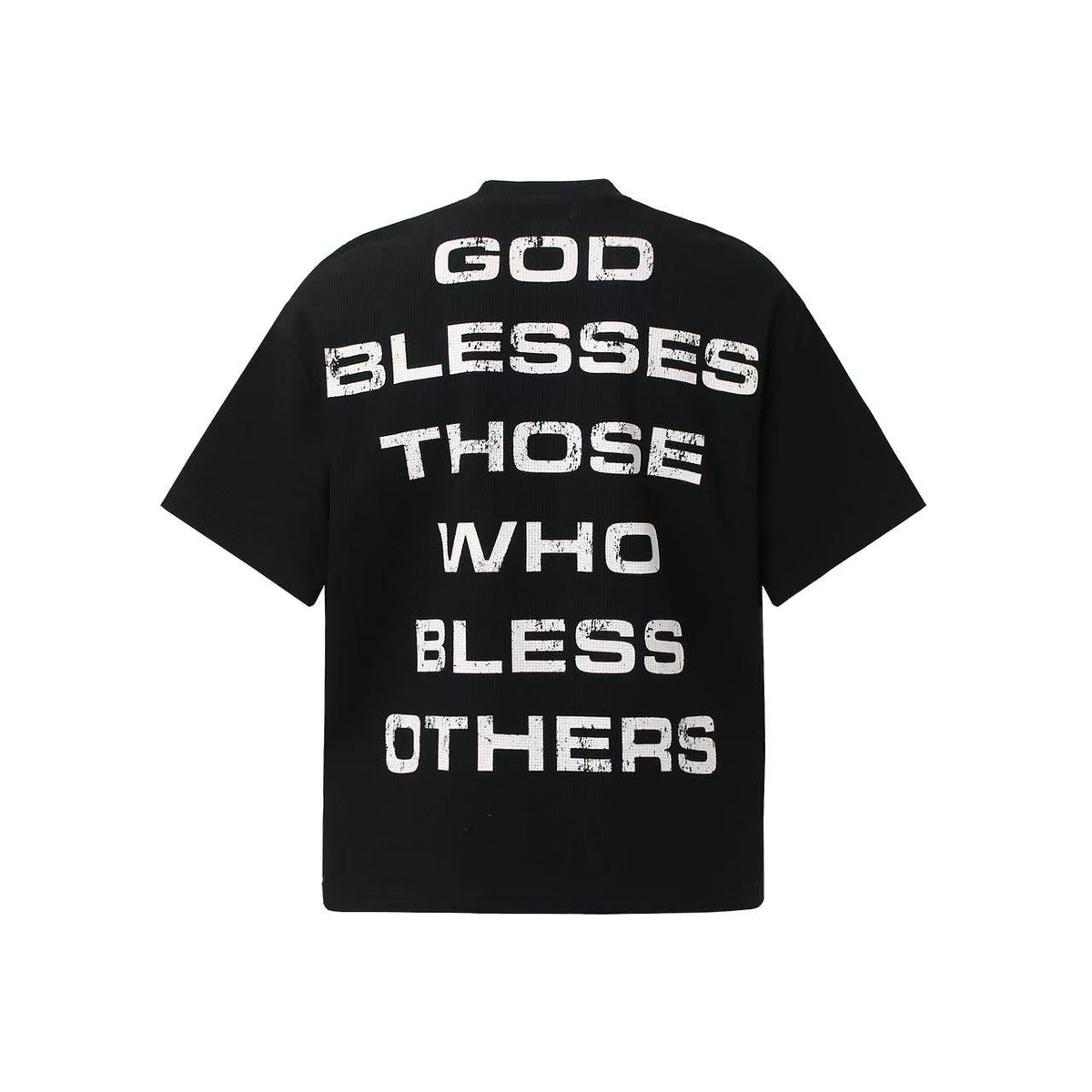 Streetwear Red Cross Print Short Sleeve - OMYGOODS