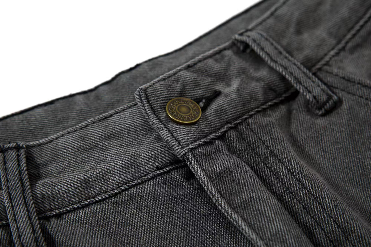 Distressed Stitch Wide-Leg Jeans - OMYGOODS