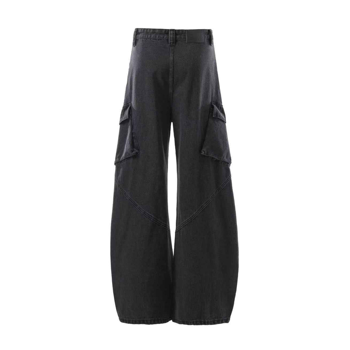 Distressed Wide-Leg Cargo Pants - OMYGOODS