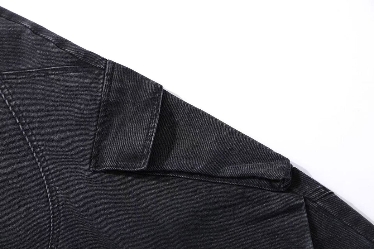 Distressed Wide-Leg Cargo Pants - OMYGOODS